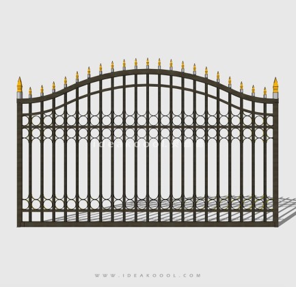 欧式铁艺入口大门