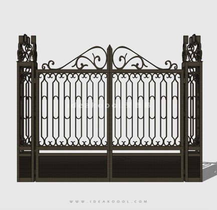 欧式铁艺入口大门