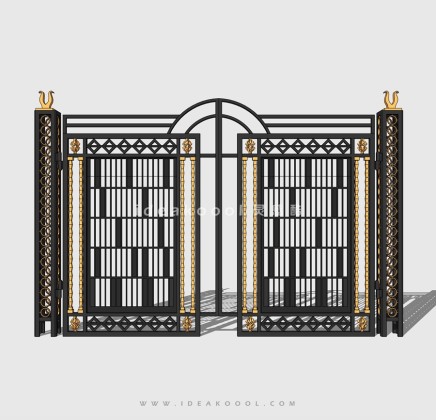 欧式铁艺入口大门