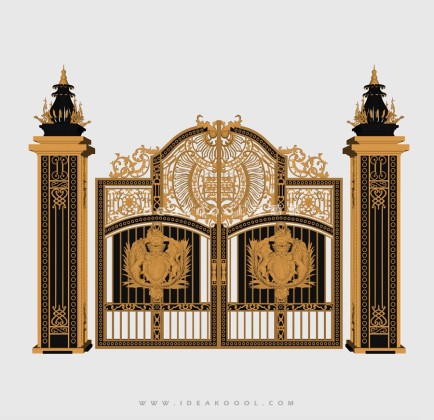 欧式铁艺入口大门