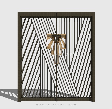 欧式铁艺入口大门