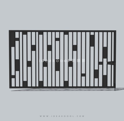 现代铁艺入口大门