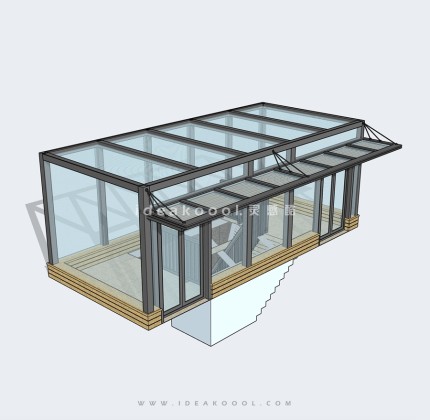 人防出入口廊架丨