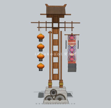 新中式乡村标识牌丨