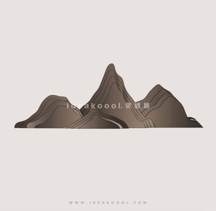 山水铁艺景墙雕塑丨