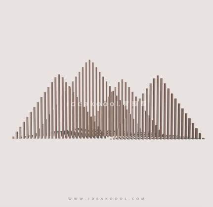 山水铁艺景墙雕塑丨