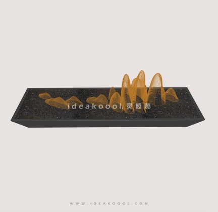 山水金属铁艺雕塑丨