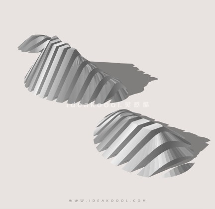 山水金属铁艺景墙雕塑丨