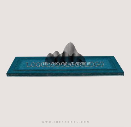 山水金属铁艺雕塑水景丨