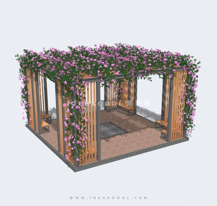 创意藤蔓花架廊架丨