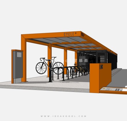 自行车廊架停车棚