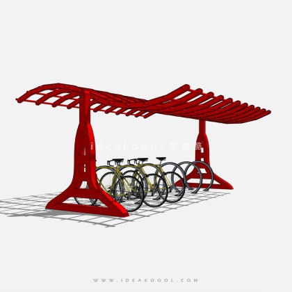 自行车廊架停车棚