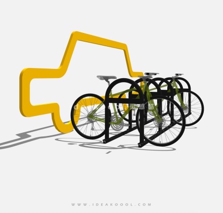 自行车廊架停车架