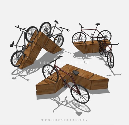 创意自行车停车架