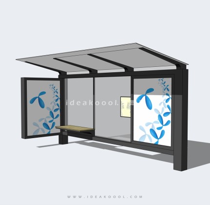 公交站台候车廊架丨