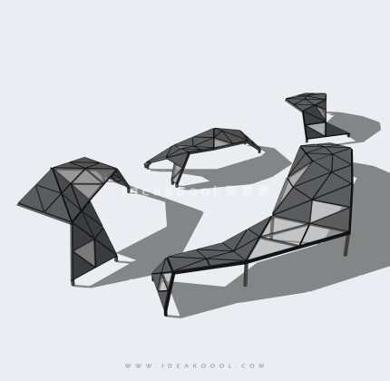 创意异形景观廊架丨