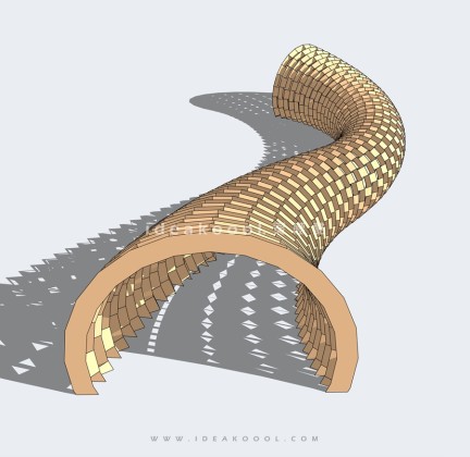 创意异形景观廊架丨