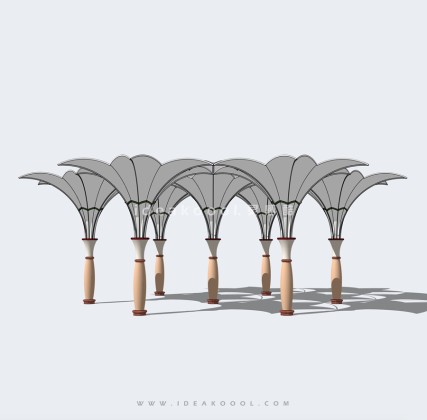 创意异形景观廊架遮阳篷丨