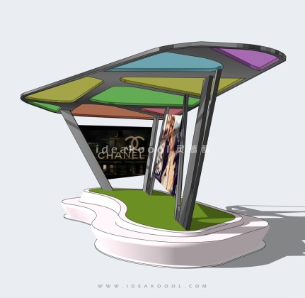 创意异形景观廊架丨