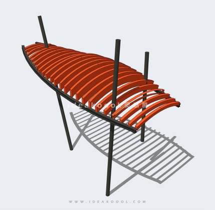 创意异形景观廊架丨