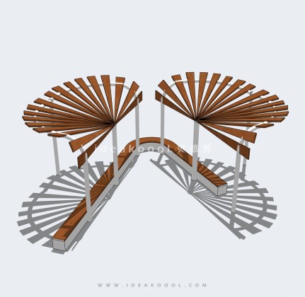 创意异形景观廊架丨