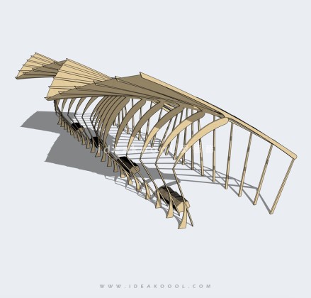 创意异形景观廊架丨