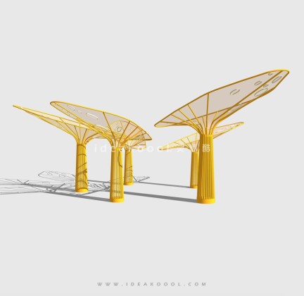 创意异形景观廊架丨