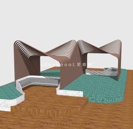 创意异形景观廊架丨