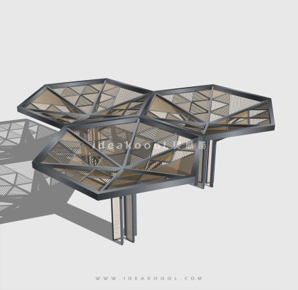 创意异形景观廊架丨