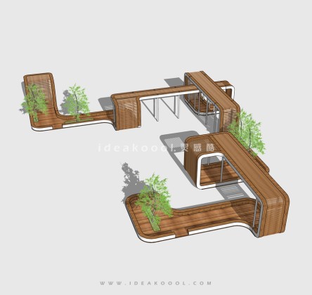 创意异形景观廊架丨