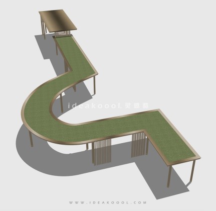 创意异形景观廊架丨