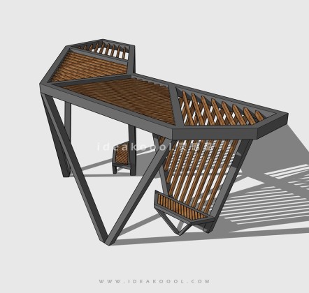 创意异形景观廊架丨