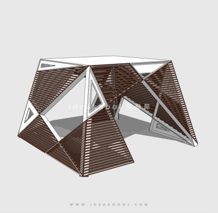 创意异形景观廊架丨