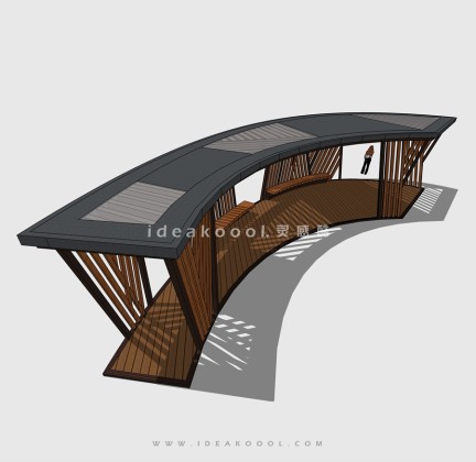 创意异形景观廊架丨