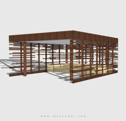 新中式景观廊架丨