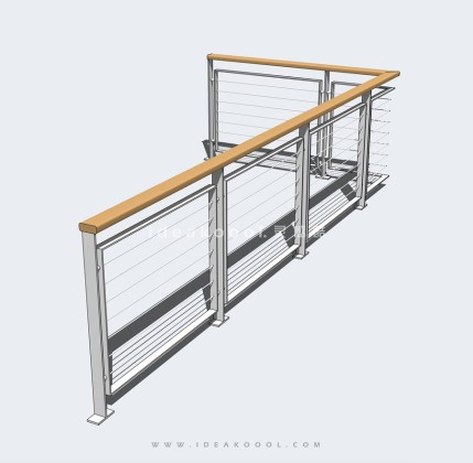 金属铁艺栏杆丨