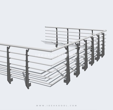 金属铁艺栏杆护栏丨