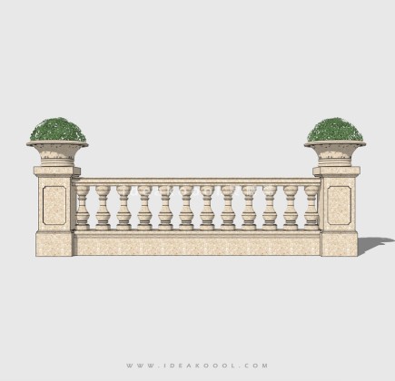 罗马柱欧式栏杆护栏丨