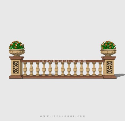 罗马柱栏杆护栏丨