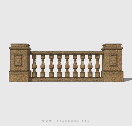 罗马柱欧式栏杆护栏丨