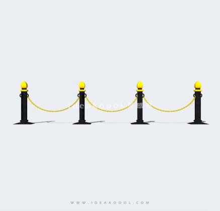 铁索栏杆隔离护栏丨