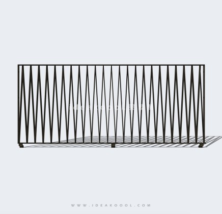 金属铁艺防护栏杆丨