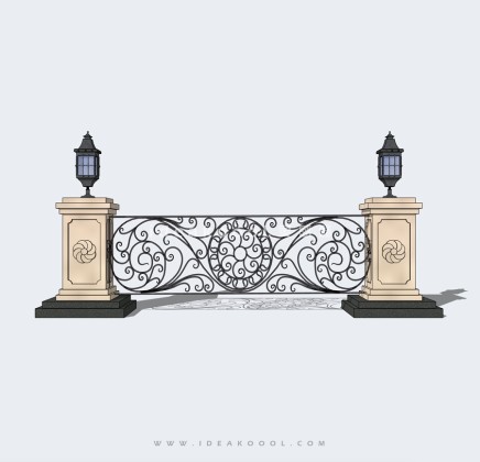 欧式栏杆防护栏丨