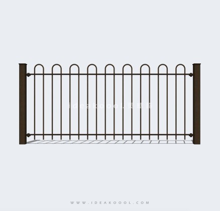 金属铁艺防护栏杆丨