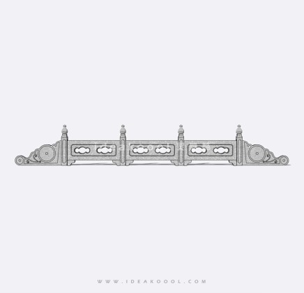 中式桥梁石头栏杆丨