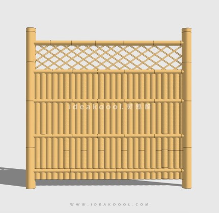 竹篱笆竹栅栏杆丨