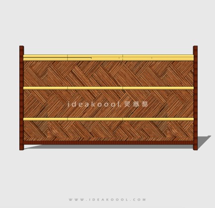 竹篱笆竹栅栏 防护栏杆丨