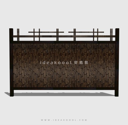 竹篱笆竹栅栏 防护栏杆丨