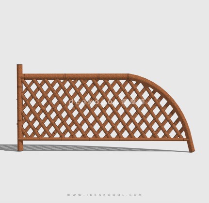 竹篱笆竹栅栏 防护栏杆丨