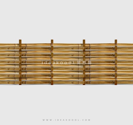 竹篱笆竹栅栏 防护栏杆丨